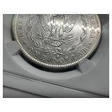 1884-O Morgan Silver Dollar Marked AU When Purchased