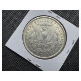 1889 Morgan Silver Dollar Marked AU When Purchased