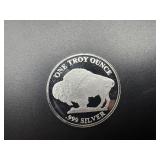 BU One Ounce .999 Silver Buffalo Round