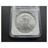2021 Eagle Landing Type 2 1 Oz. Silver American Eagle NGC MS70  - Perfect Grade! - Early Releases