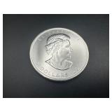 2011 BU Canadian 1 Oz. .9999 Silver Maple Leaf Coin