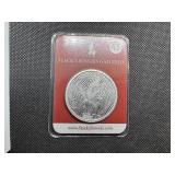 2022 BU Stacks & Bowers 1 Oz. Silver Round in Clamshell Case