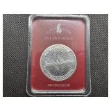 2022 BU Stacks & Bowers 1 Oz. Silver Round in Clamshell Case