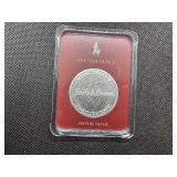2022 BU Stacks & Bowers 1 Oz. Silver Round in Clamshell Case