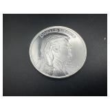 BU One Ounce .999 Silver Donald J. Trump "45th President" Round