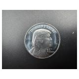 BU One Ounce .999 Silver Donald J. Trump "45th President" Round