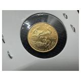 2015  BU $5.00 Gold Eagle (1/10 Ounce) of .999 Gold