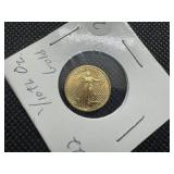 2022  BU $5.00 Gold Eagle (1/10 Ounce) of .999 Gold