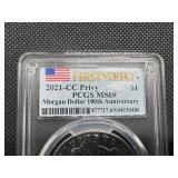 2021-CC Privy Morgan Silver Dollar PCGS MS69 First Strike