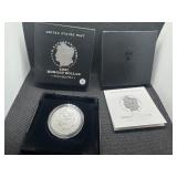 2021-P Privy Uncirculated Morgan Silver Dollar in Original Mint Box with COA