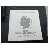 2023-S Privy Proof Morgan Silver Dollar in Original Mint Box with COA