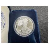 2006-W Proof 1 Oz. Silver American Eagle in Original Mint Box with COA