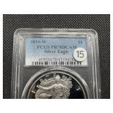 2010-W 1 Oz. Silver American Eagle PCGS MS70 - Perfect Grade!