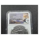 2015 1 Oz. Silver American Eagle NGC MS70 First Releases - Perfect Grade!