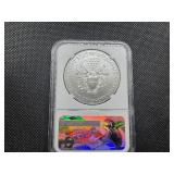 2017-W 1 Oz. Burnished Silver American Eagle NGC MS70 First Releases - Perfect Grade!