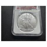 2018 1 Oz. Silver American Eagle NGC MS70 Early Releases - Perfect Grade!