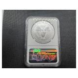 2018 1 Oz. Silver American Eagle NGC MS70 Early Releases - Perfect Grade!