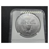 2018 1 Oz. Silver American Eagle NGC MS70 Early Releases - Perfect Grade!