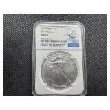 2020 1 Oz. Silver American Eagle NGC MS70 First Releases - Perfect Grade!