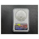 2021-S Heraldic Eagle Type 1 1 Oz. Silver American Eagle NGC MS69 First Day of Issue Emergency Production FDI
