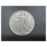 1945 Walking Liberty Half Dollar