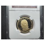 11th President James K Polk 2009 S $1 NGC PF69 Ultra Cameo