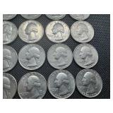 20 Bicentennial Quarters, 1 Bicentennial Half Dollar