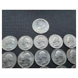 20 Bicentennial Quarters, 1 Bicentennial Half Dollar