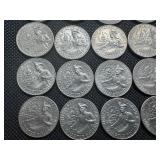 20 Bicentennial Quarters, 1 Bicentennial Half Dollar