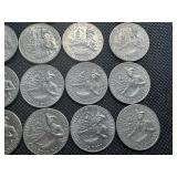 20 Bicentennial Quarters, 1 Bicentennial Half Dollar