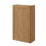 (3) Hampton Bay Avondale 24 in. W x 12 in. D x 42 in. H Ready to Assemble Plywood Shaker Wall Kitchen Cabinet in White Oak