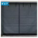 Fenestrelle 8 ft. x 7 ft. One Car Roll-Up Garage Door Screen with Magnetic Closure