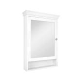 Glacier Bay 23-1/2 in. W x 32-1/2 in. H Framed Surface-Mount Bathroom Medicine Cabinet with Mirror, White