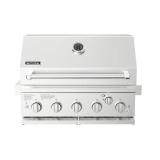 SPIRE 5-Burner Built-In Propane Gas Island Grill Head in Stainless Steel with Rear Burner