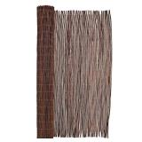 Backyard X-Scapes 6 ft. H x 8 ft. L Natural Brown Willow Wood Fencing