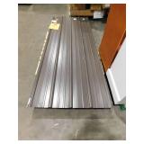 (24) Sheets - Gibraltar Building Products 8 ft. SM-Rib Galvalume Steel 29-Gauge Roof/Siding Panel in Slate