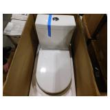 Horow HWMT-8733 Small Compact One Piece Toilet - 12" Rough In.