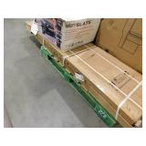 VEVOR Semi-frameless Shower Door, 57.8-59 W x 70 H in, Double Sliding Glass Door with 1/4 in(6mm) Clear Tempered Glass, Waterproof Shatterproof Stainproof with Stainless Steel Hardware, Matte Black