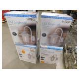 (4) LUTEC Coastal Old Saybrook 1-Light White Outdoor Wall Lantern Sconce