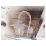 (4) LUTEC Coastal Old Saybrook 1-Light White Outdoor Wall Lantern Sconce