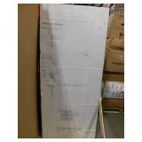 American Standard Passage 57 1/5 in. - 57 4/5 in. W x 72 in. H Sliding Frameless Shower Door in Silver with Clear Glass