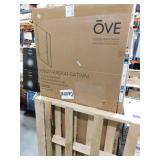 OVE Decors Pasadena 39 7/16 in. to 41 3/8 in. W x 72 in. H Pivot Alcove Frameless Shower Door in Satin Nickel