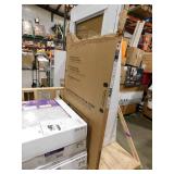 Andersen 400 Series 32 in. x 80 in. White Universal 3/4 Light Retractable Aluminum Storm Door with Nickel Hardware