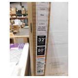 Andersen 400 Series 32 in. x 80 in. White Universal 3/4 Light Retractable Aluminum Storm Door with Nickel Hardware