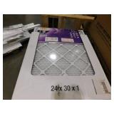 (40) HDX 24 in. x 30 in. x 1 in. Superior Pleated Air Filter FPR 9, MERV 12