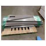 Outsunny 6 ft. x 9 ft. Metal Outdoor Backyard Garden Utility Storage Tool Shed Kit with Spacious Design and WeatherResistant Roof