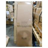 Home Decorators Collection Delaney 46 1/4 in. - 48 in. W x 74 in. H Pivot Frameless Shower Door in Brushed Nickel Finish with Clear Glass