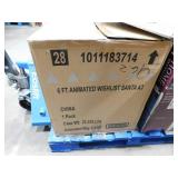 Home Accents Holiday 6ft. Animated Wishlist Santa