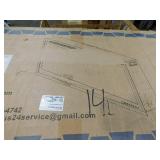 Clihome 60 in. W Wall-Mounted/Inserted Electric Fireplace in Black