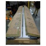 (2) 16 in. x 80 in. x 1-3/8 in. 2-Panel Raised Square Top, Ovolo Sticking, Full and Square, Primed Wood Door Slab